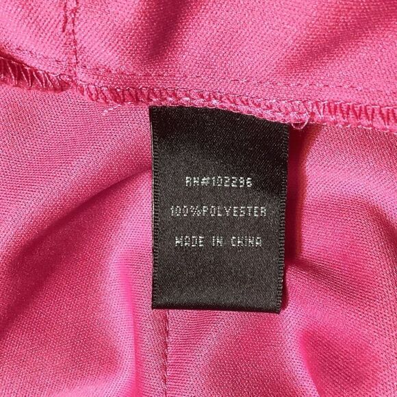 Connected Strapless Hot Pink Fuchsia Floral Tiered Ruffle Layered Cocktail Dress - Picture 9 of 13